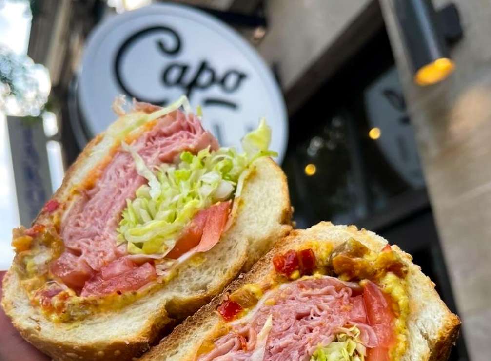 Capo Italian Deli signature dishes Capo Special Italian SubChicken Parmigiana SubFresh Mozzarella
